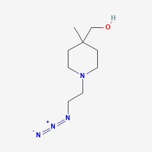 molecular formula C9H18N4O B1480065 (1-(2-Azidoethyl)-4-methylpiperidin-4-yl)methanol CAS No. 2007850-44-2