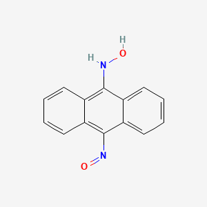 molecular formula C14H10N2O2 B14800709 N-(10-nitrosoanthracen-9-yl)hydroxylamine CAS No. 7461-27-0