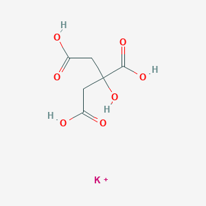 molecular formula C6H7K3O8 B148008 Potassium citrate monohydrate CAS No. 6100-05-6