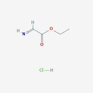 molecular formula C4H8ClNO2 B14800841 Ethyl acetoamidate hydrochloride; Ethyl acetocarboximidate hydrochloride; Ethyl acetoimidate hydrochloride; Ethyl ethanimidate hydrochloride 