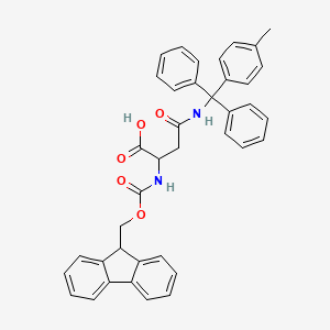 molecular formula C39H34N2O5 B14800924 N-Fmoc-N4-(4-methyltrityl)-L-asparagine 