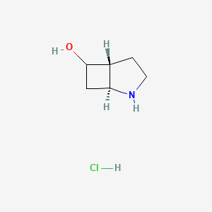 molecular formula C6H12ClNO B14800980 re-(1R,5R,6R)-2-azabicyclo[3.2.0]heptan-6-ol;hydrochloride 