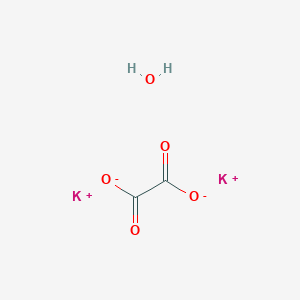 molecular formula C2H2K2O5 B148010 Potassium oxalate monohydrate CAS No. 6487-48-5