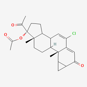 molecular formula C24H29ClO4 B14801140 Cyproterone (acetate) 