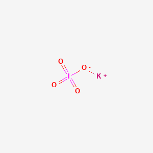 molecular formula KIO4<br>IKO4 B148012 Potassium periodate CAS No. 7790-21-8