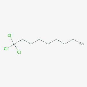 molecular formula C8H14Cl3Sn B14801288 CID 53435528 