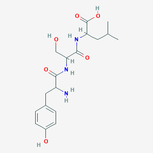molecular formula C18H27N3O6 B14801348 L-Leucine, N-(N-L-tyrosyl-D-seryl)- 