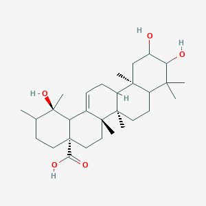 molecular formula C30H48O5 B14801414 Hydroxypomolic acid 