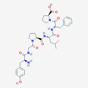 molecular formula C36H48N6O8 B148015 Tyrosyl-glycyl-prolyl-leucyl-phenylalanyl-proline CAS No. 137372-36-2