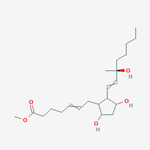molecular formula C22H38O5 B14801651 methyl 7-[3,5-dihydroxy-2-[(3S)-3-hydroxy-3-methyloct-1-enyl]cyclopentyl]hept-5-enoate 