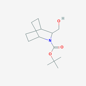 molecular formula C13H23NO3 B14801670 tert-butyl 3-(hydroxymethyl)-2-azabicyclo[2.2.2]octane-2-carboxylate 