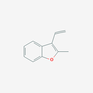 molecular formula C11H10O B148017 2-Methyl-3-vinylbenzofuran CAS No. 138552-58-6