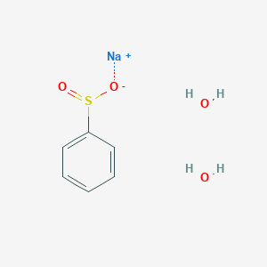 molecular formula C6H9NaO4S B148019 SodiuM Benzenesulfinate Dihydrate CAS No. 25932-11-0