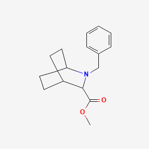 molecular formula C16H21NO2 B1480204 Methyl 2-benzyl-2-azabicyclo[2.2.2]octane-3-carboxylate CAS No. 2097949-90-9
