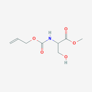 molecular formula C8H13NO5 B14802061 Aloc-ser-ome 
