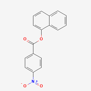 molecular formula C17H11NO4 B14802181 Naphthalen-1-yl 4-nitrobenzoate 