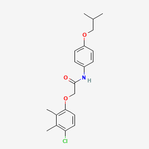molecular formula C20H24ClNO3 B14802234 2-(4-chloro-2,3-dimethylphenoxy)-N-(4-isobutoxyphenyl)acetamide 