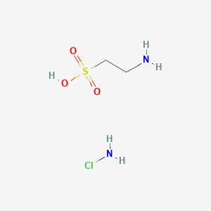 molecular formula C2H9ClN2O3S B14802353 Chloramine taurine 