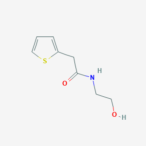 molecular formula C8H11NO2S B14802507 N-(2-hydroxyethyl)-2-(thiophen-2-yl)acetamide CAS No. 10328-41-3