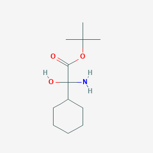 molecular formula C12H23NO3 B14802708 1-Boc-amino-cyclohexylmethanol 