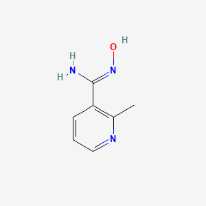 molecular formula C7H9N3O B14802818 3-Pyridinecarboximidamide, N-hydroxy-2-methyl- CAS No. 1233243-96-3