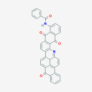 molecular formula C38H20N2O4 B14802886 N-(5,10,15,16-Tetrahydro-5,10,15-trioxoanthra2,1,9-mnanaphth2,3-Hacridin-11-yl)benzamide 