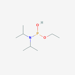 molecular formula C8H20NO2P B148029 ethoxy-N,N-di(propan-2-yl)phosphonamidous acid CAS No. 125992-08-7