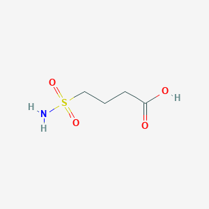 molecular formula C4H9NO4S B014803 4-sulfamoylbutanoic Acid CAS No. 175476-52-5