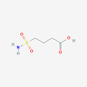 molecular formula C4H9NO4S B014803 4-Sulfamoylbutyric acid CAS No. 175476-52-5