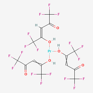 molecular formula C15H6F18O6Pr B14803045 Praseodymium hexafluoroacetylacetonate 
