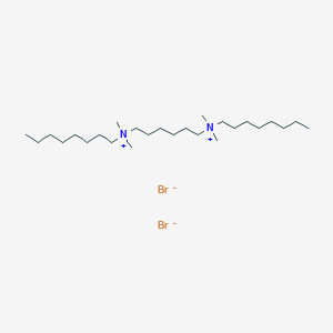 molecular formula C26H58Br2N2 B14803291 N~1~,N~1~,N~6~,N~6~-Tetramethyl-N~1~,N~6~-dioctylhexane-1,6-bis(aminium) dibromide CAS No. 15590-94-0