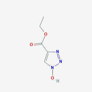 molecular formula C5H7N3O3 B148033 1-羟基-1H-1,2,3-三唑-4-羧酸乙酯 CAS No. 137156-41-3