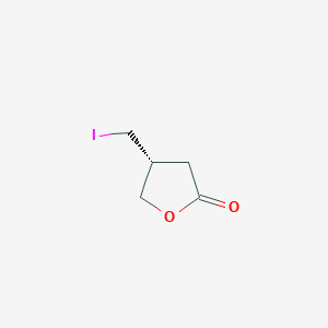 molecular formula C5H7IO2 B14803364 (R)-4-(iodomethyl)dihydrofuran-2(3H)-one 