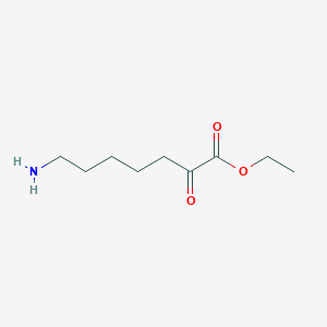 molecular formula C9H17NO3 B14803557 Ethyl 7-amino-2-oxoheptanoate 