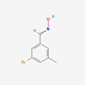 molecular formula C8H8BrNO B14803578 N-[(3-bromo-5-methylphenyl)methylidene]hydroxylamine 