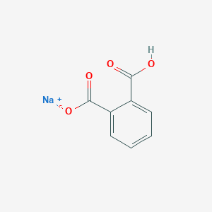 molecular formula C8H5NaO4 B148036 1,2-Benzenedicarboxylic acid, monosodium salt CAS No. 827-27-0