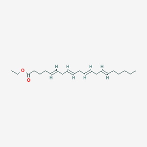 molecular formula C22H36O2 B14803668 ethyl (5E,8E,11E,14E)-icosa-5,8,11,14-tetraenoate 