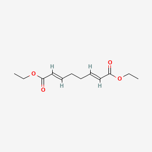 molecular formula C12H18O4 B14803766 diethyl (2E,6E)-2,6-octadienedioate 