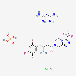 molecular formula C20H30ClF6N10O5P B14803810 Janumet 