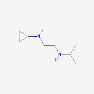 molecular formula C8H18N2 B14803909 N-cyclopropyl-N'-isopropylethane-1,2-diamine 