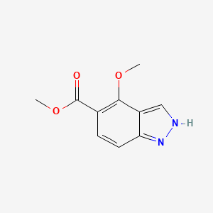 molecular formula C10H10N2O3 B14803923 methyl 4-methoxy-2H-indazole-5-carboxylate 