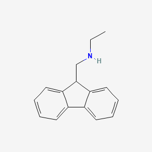 molecular formula C16H17N B14803996 N-((9H-Fluoren-9-yl)methyl)ethanamine 