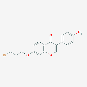 molecular formula C18H15BrO4 B014804 7-O-w-Bromopropyldaidzein CAS No. 309252-38-8