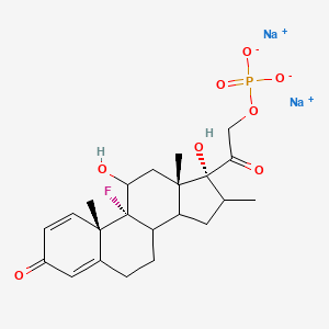 molecular formula C22H28FNa2O8P B14804012 Dexadreson; Dexagel; Dexagro; Dexamethasone 21-(disodium phosphate) 