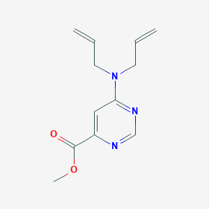 molecular formula C12H15N3O2 B1480405 Methyl 6-(diallylamino)pyrimidine-4-carboxylate CAS No. 2098142-32-4
