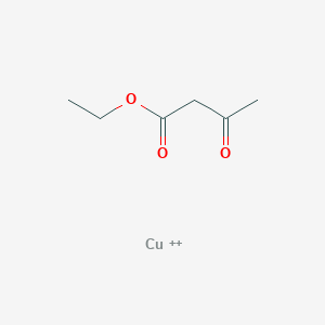 molecular formula C6H10CuO3+2 B14804075 copper;ethyl 3-oxobutanoate 