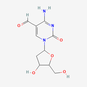 molecular formula C10H13N3O5 B14804335 5-formyl-dC 