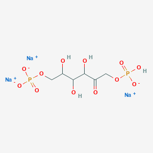 molecular formula C6H11Na3O12P2 B14804576 Diphosphofructose (trisodium);Esafosfan (trisodium);FDP (trisodium) 