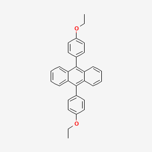 molecular formula C30H26O2 B14804738 9,10-Bis(4-ethoxyphenyl)anthracene CAS No. 1221716-05-7