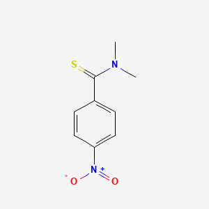 molecular formula C9H10N2O2S B14804874 Benzenecarbothioamide, N,N-dimethyl-4-nitro- CAS No. 15563-48-1